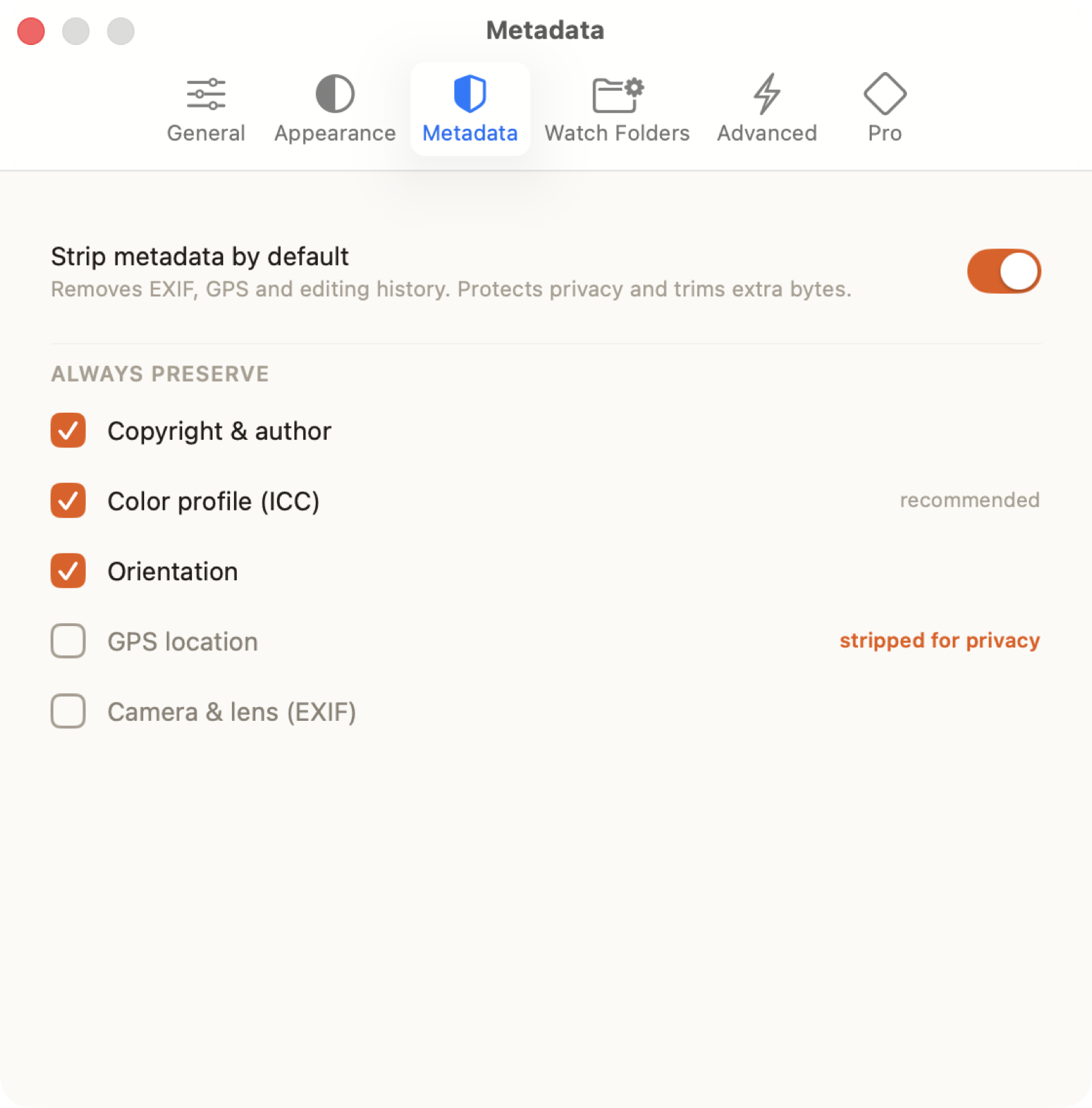 Private by default