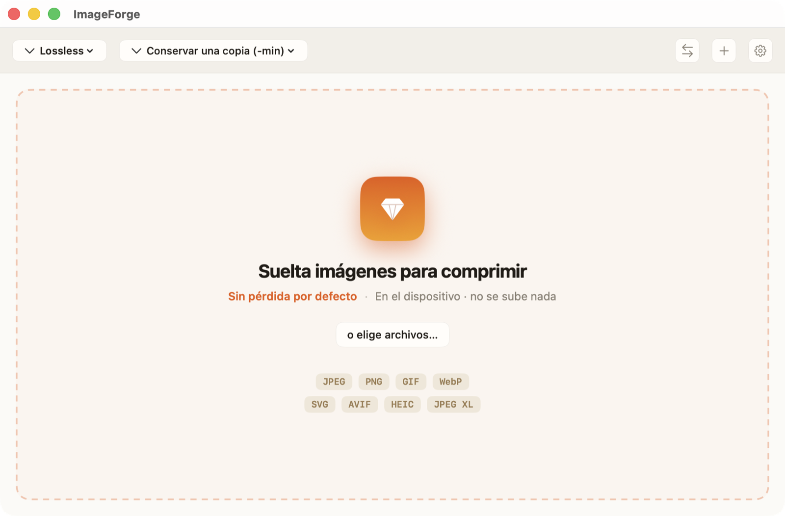 Suelta lo que sea